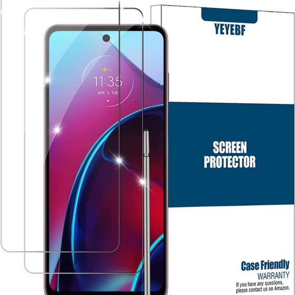 Moto G Stylus 2022 4G/5G Tempered Glass Screen Protector, [2 Pack] [Anti-scratch - Picture 12 of 12